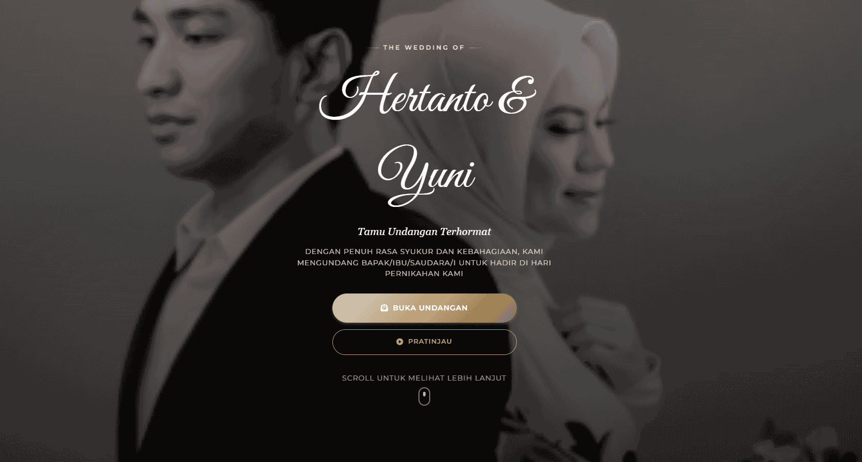 The Eternal Union - Wedding Invitation